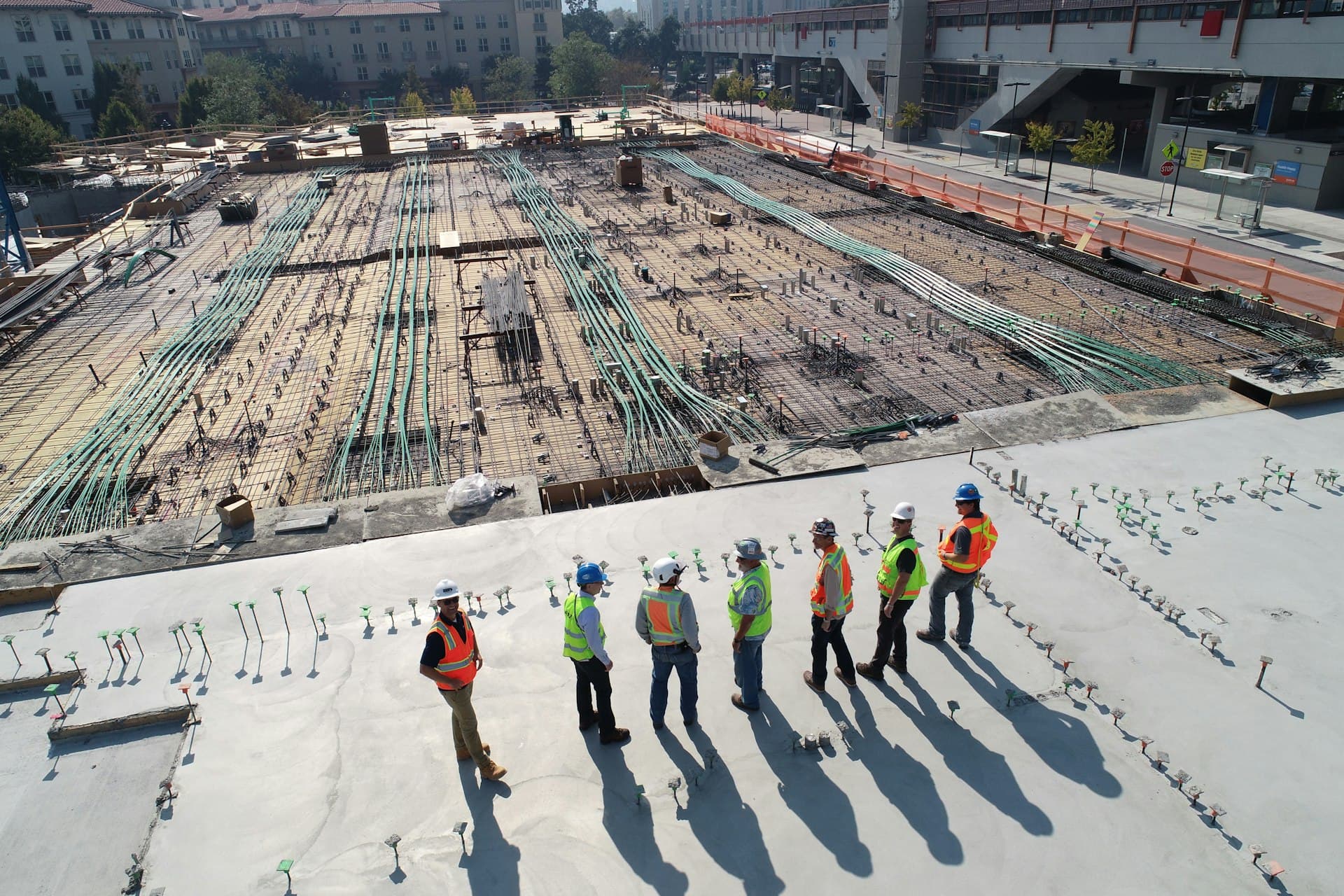 Baustelle in Karlsruhe mit unabhängiger Bauüberwachung